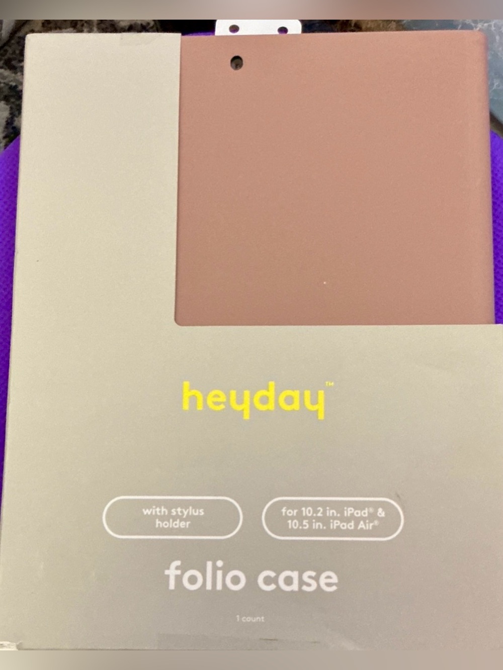 heyday Folio Case in Warm Taupe